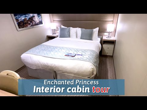 Tour of interior cabin (B730 Cat ID) on Enchanted Princess