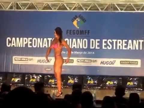 Capeonato Goiano Estreantes IFBB 2014 - Categoria Body Fitness - Prévias