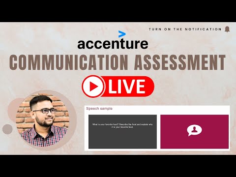 🔴LIVE : Accenture Communication Assessment #accenture #accentureassessment