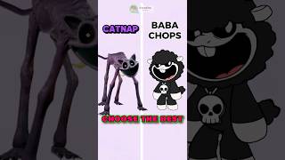 CATNAP VS BABA CHOPS - POPPY PLAYTIME 4 #shorts