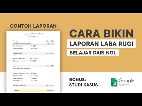 Cara bikin laporan laba rugi buat yang gak paham akuntansi | Belajar Keuangan bisnis part 2