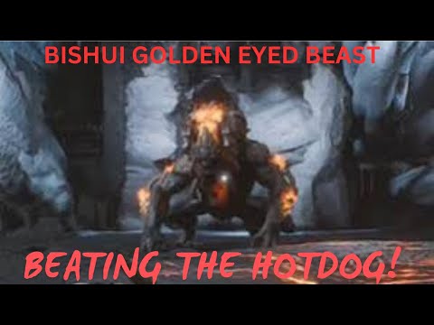 BLACK MYTH WUKONG Bishui golden eyed beast boss fight