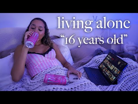 LIFE ALONE IN MY NEW HOUSE | living alone at 16