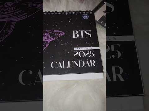 Starting my new year with BTS calendar #treasure #unboxing #jungkook #bts #btsarmy #btsshorts