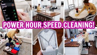 POWER HOUR CLEAN WITH ME - SPEED CLEANING MOTIVATION!