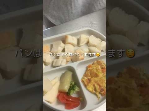 【生後11ヶ月】朝はパスコのパン🍞【離乳食後期】