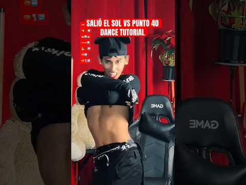 SALIÓ EL SOL VS PUNTO 40 TUTORIAL DE BAILE #dancetutorial #shorts