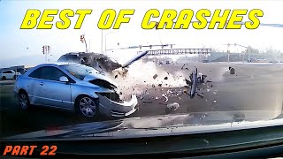 INSANE CAR CRASHES COMPILATION  || BEST OF USA & Canada Accidents - part 22