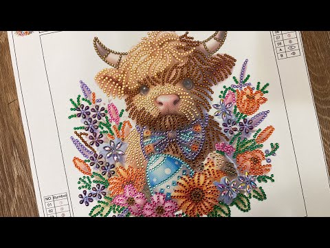 Easter Cow Completed Diamond Painting | GBFKE