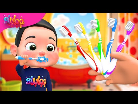 Color Finger Family | Three Little Kittens | BluLoo Nursery Rhymes & Kids Songs