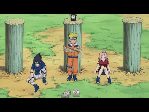 KAKASHI CATCHES NARUTO EATING FOOD AND GETS PUNISHED