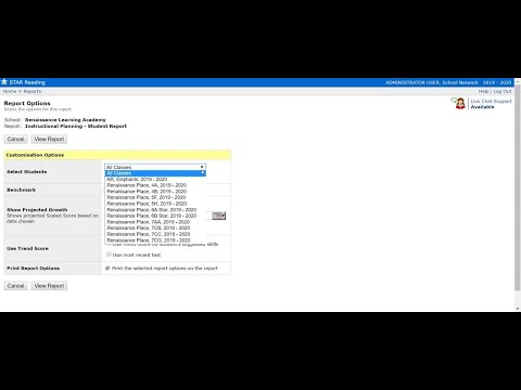 Tutorial - How to find the Instructional Planning Report on Star Reading and Star Maths