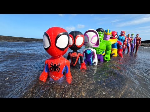 MARVEL'S SPIDEY VS CAPTAIN AMERICA, HULK & SPIDER-MAN VS THANOS, TEAM IRON MAN VS VENOM FULL MOVIE