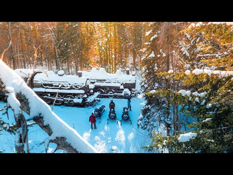 Epic Winter Adventure in Rural Maine Back Country