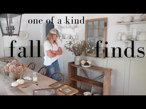 Decorating for Fall with Vintage Finds from the Antique Market!