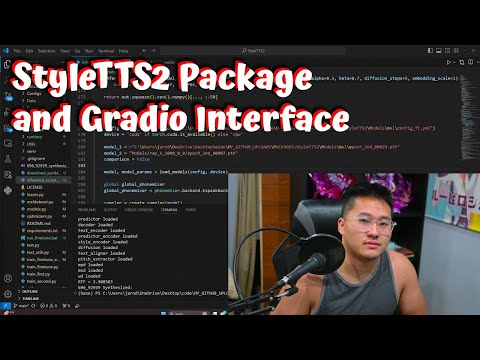 Finishing Up StyleTTS2 WebUI and Writing Setup Instructions