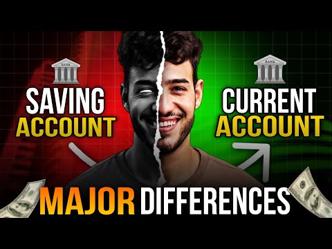 Saving Account Vs Current Account | Differences Between Saving Account & Current Account | Hindi