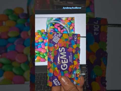 Mouth Watering Cadbury Gems Chocolate|#unwrapping #gems #youtubeshorts