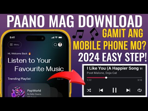 PAANO MAG DOWNLOAD NG MUSIC GAMIT ANG CELLPHONE 2024?? #downloadmusicfree