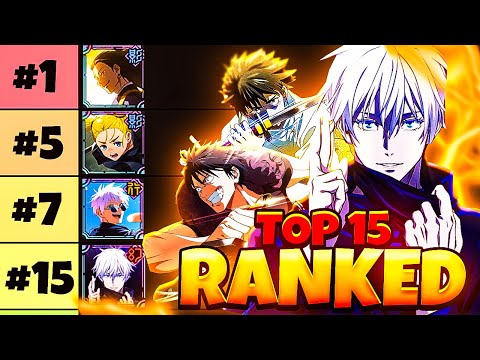 TOP 15 UNITS *RANKED* IN JJK PHANTOM PARADE! (Tier List)