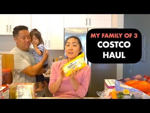 Monthly Costco Haul For a Family of Three