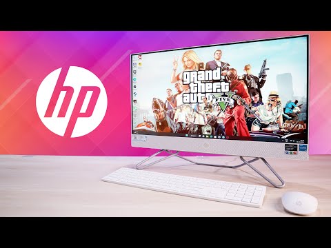 HP All in One PC Unboxing And First Impressions ⚡ HP AIO Desktop Review 2023