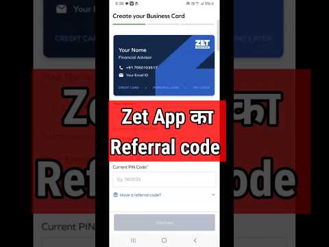 zet app referral code | zet app ka referral code kya hai | zet app referral code 2024