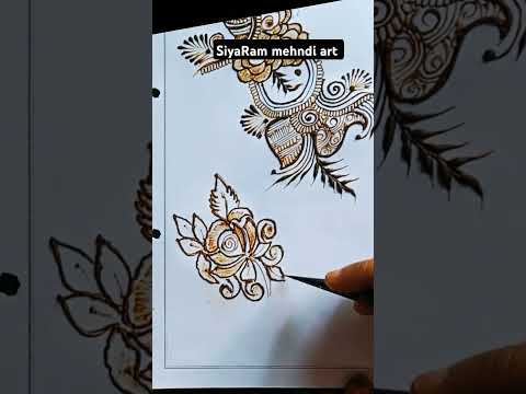 Beautiful flower tutorial design #ytshorts#viralshort#mehndi#mehndidesign#trending#viral#rajasthni