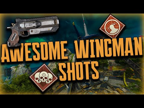 Awesome Wingman Shots in Air | Linear Controller Settings | (Apex Legends)