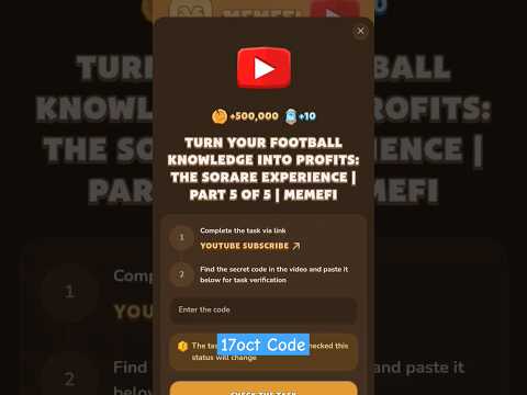 Turn your football memefi video code #memefivideocode