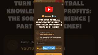 Turn your football memefi video code #memefivideocode