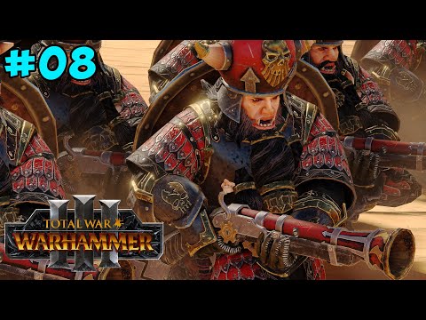 SEND IN THE BLUNDERBUSSES! | Chaos Dwarves 3 Player Coop |  Warhammer 3 - Immortal Empires #8