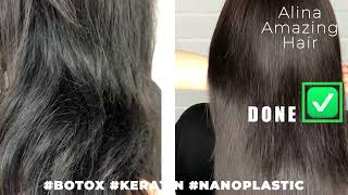 Just look at this amazing result | No More Frizzy Hair ✅ Keratin Smoothing Treatment