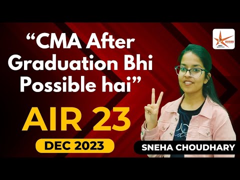 AIR-23  Dec-2023 || CMA Inter || Dhruv Coaching Classes|| CMA After Graduation||career in commerce