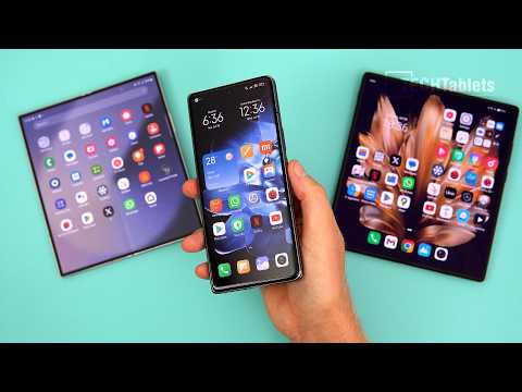 Xiaomi Mix Fold 4 Vs Galaxy Z Fold 6 & Vivo X Fold 3 Pro!