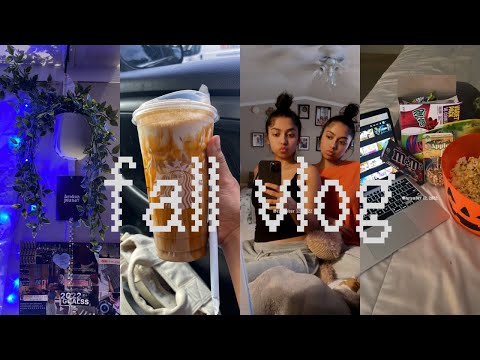 Fall vlog ( getting into the fall vibe, home decor, movie night )