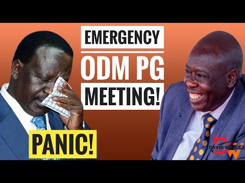 RAILA SENSES A.U DEFEAT AND CONVENES EMERGENCY ODM PG MEETING!!