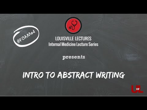 Introduction to Abstract Writing for Clinical Vignettes with Dr. Samuel Reynolds