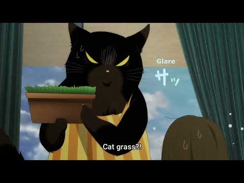 Fukuzawa eats Yukichi's cat grass | Dekiru Neko wa Kyou mo Yuuutsu,デキる猫は今日も憂鬱 Ep 11