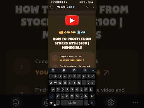 How to Profit from Stocks with $100 | Memefi New video code #memefi