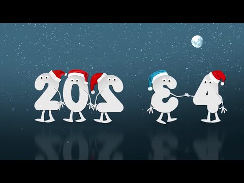 GOODBYE 2023, WELCOME 2024, HAPPY NEW YEAR 2024 ANIMATION