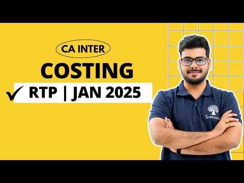 Costing RTP Jan 2025  | CA INTER