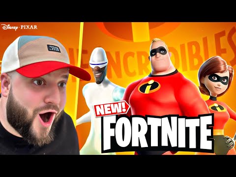 🔴LIVE - THE INCREDIBLES ARE IN FORTNITE 😱