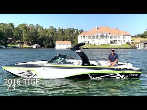 Pre-Owned.  2016 Tige Z3. What A Sweet Wake.  Check The Footage.  Call Today.