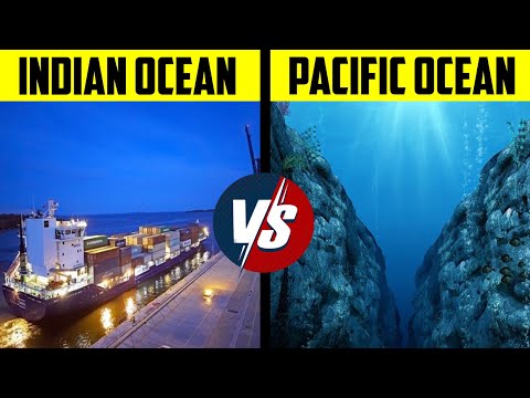 Indian Ocean vs Pacific Ocean comparison in Hindi | हिंद महासागर VS प्रशांत महासागर