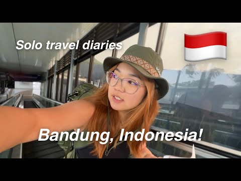 BANDUNG, INDONESIA SOLO TRAVEL VLOG - First time! Friends & train to Yogyakarta! SE Asia #15