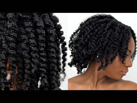 DEFINED TWIST OUT on Type 4 Natural Hair 😍