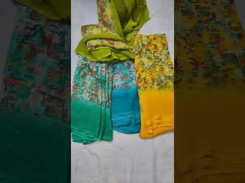 జార్జెట్ క్లాత్ సిల్క్ సారీస్# online shopping#shorts#viral shots#Georgette cloth#rs 400#silk sarees