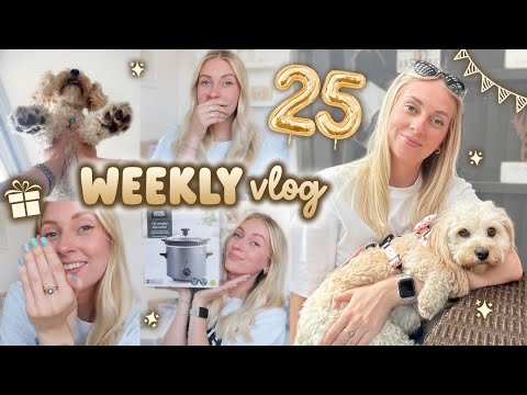 what I got for my 25th birthday 🥰 + WEEKLY VLOG!