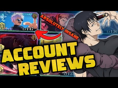 I REVIEWED 15+ *INSANE* ACCOUNTS FOR JJK: PHANTOM PARADE!